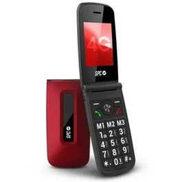 SPC Titan 2 Teléfono Móvil para Personas Mayores 4G Rojo